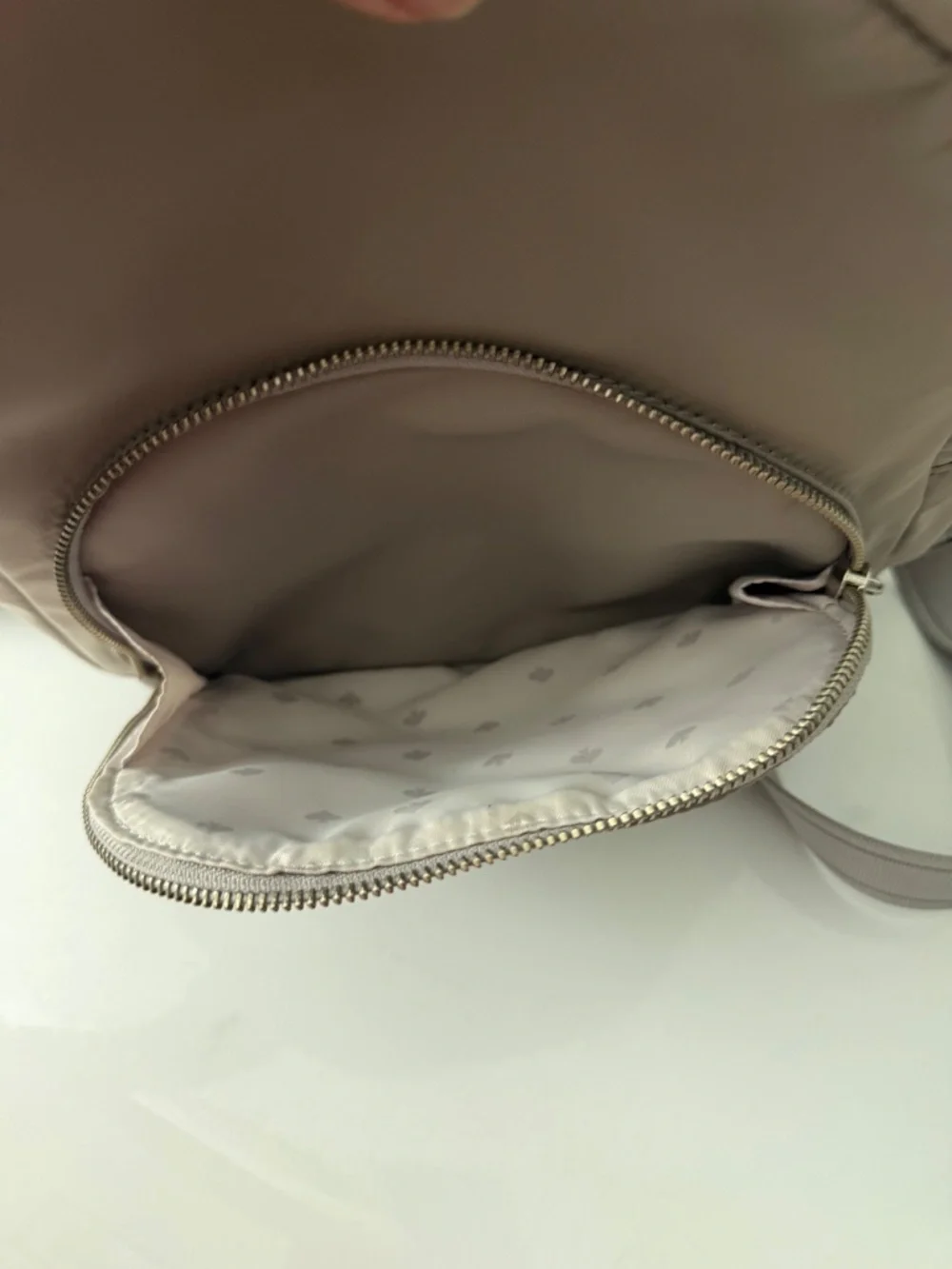 Kate Spade Gray Nylon backpack